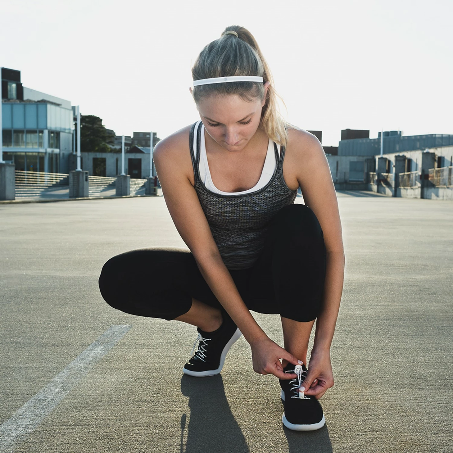 Lock Laces, White No Tie Shoelaces 5 Lock Laces, White No Tie Shoelaces - Image 3