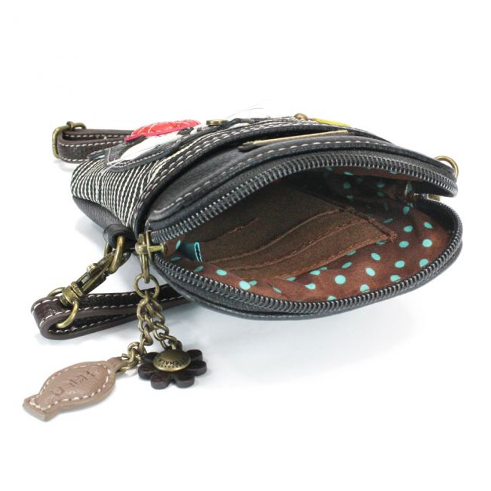 Women's Chala, Fat Cat Cell Phone Crossbody Women's Chala, Fat Cat Cell Phone Crossbody -Anuschka shop 1 2435784 ZM 3