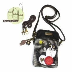 Women's Chala, Fat Cat Cell Phone Crossbody 13 Women's Chala, Fat Cat Cell Phone Crossbody -Anuschka shop 1 2435784 ZM 5