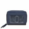Intercontinental Leather Ind Women's ILI, Double Zip Credit Card Holder -Anuschka shop 1 2546685 ZM
