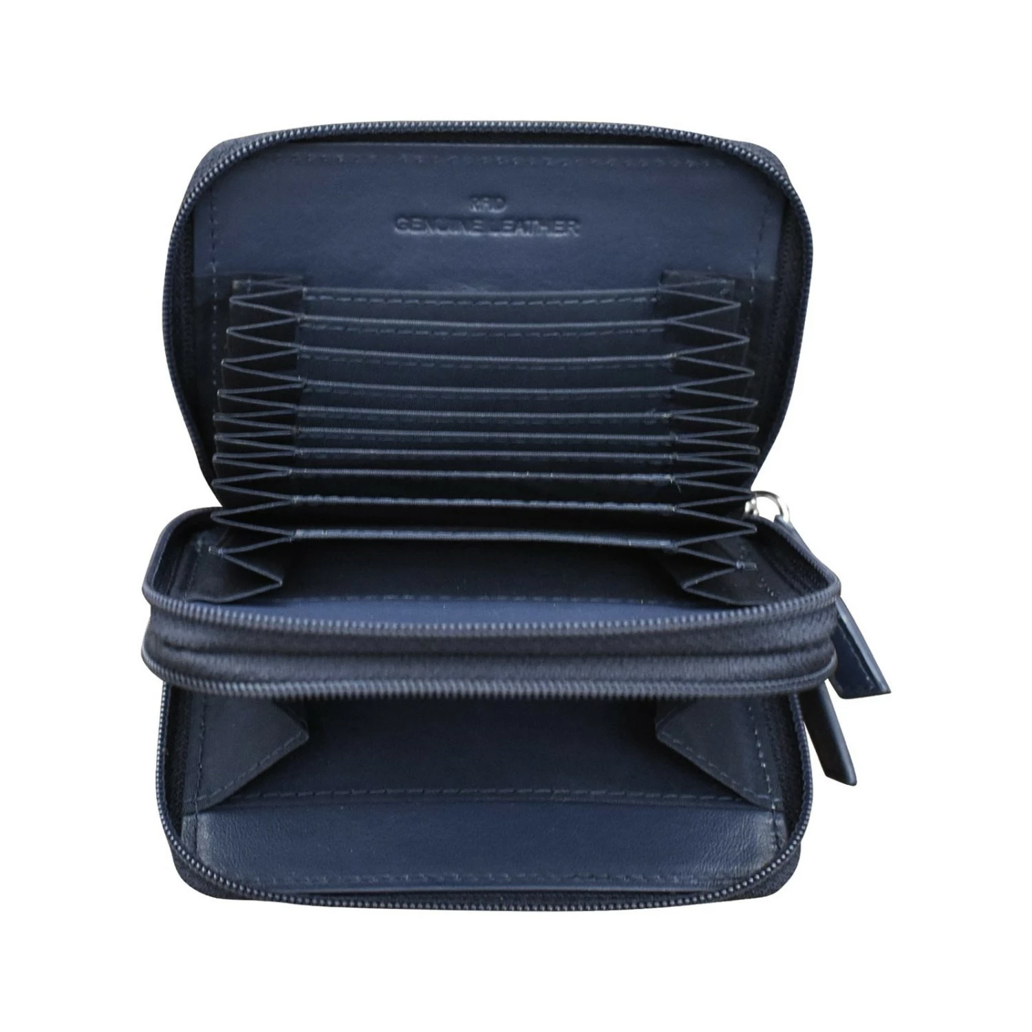 Intercontinental Leather Ind Women's ILI, Double Zip Credit Card Holder 5 Intercontinental Leather Ind Women's ILI, Double Zip Credit Card Holder - Image 3